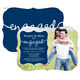 Navy Together Forever Engagement Invitations Image 1 of 5